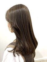 ネオリーブウリ 二子玉川店(Neolive uri)&nbsp;グレージュカラーボブウルフ黒髪ココアベージュ