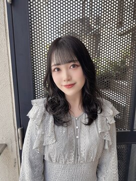 サロンドミルク 原宿(salon de MiLK) 【salon de MiLK 原宿】小顔ヘア＆透け感グレージュ