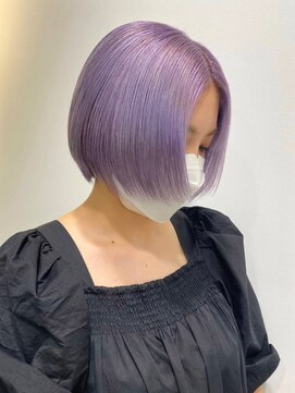 ゲーム 原宿店(GAME) ダブルカラーラベンダーベージュカラーケアブリーチハイトーン