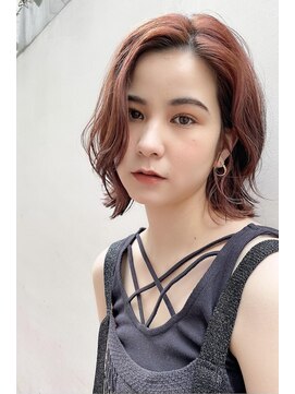 エアー 横浜(AIR) 【湯田】暖色系カラーでレディーライクなヘア