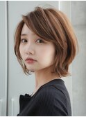 前髪なし外はねボブ20代30代40代【AIN.表参道】川原大地