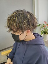 ピースバイラフトーキョウ(V by RAF Tokyo)&nbsp;スパイラルパーマ/ハイライト/簡単スタイリング