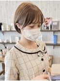 小顔ショートボブ