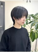 ショートウルフカット
