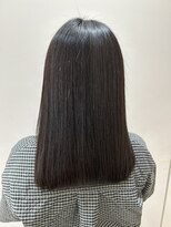 ヘアーライズ 池袋東口店(hair RISE) 酸性ストレートダークトーン髪質改善ワンレンボブ