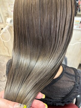 ロマンヤカタ ファース(ROMAN YAKATA fars) さらツヤ髪！髪質改善カラー@田島(2024/10)