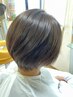 カット＋白髪染め（全体）＋トリートメント（前処理・後処理）