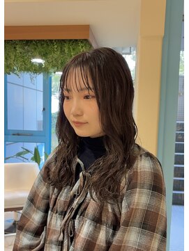 シアン 栄店(CYAN.) パーマかけて3ヶ月！メンテナンスカットカラー♪