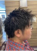 刈り上げツーブロックさっぱり系人気アップバンク
