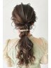 【阿部限定】ヘアセット（巻きおろし、ハーフアップ）