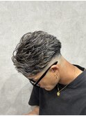 スキンフェードフェザーメッシュ