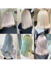 一度はしてみたい！ホワイト系ハイトーンカラー！