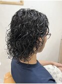 メンズミディアムパーマ