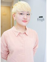 ラフ 八乙女(Rough)&nbsp;抜きっぱなしブロンド/小顔に見せるヘア/八乙女/ショート