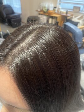 シュア(sure) 【初めての方へ】暗めトーンで自然な白髪ぼかしカラー