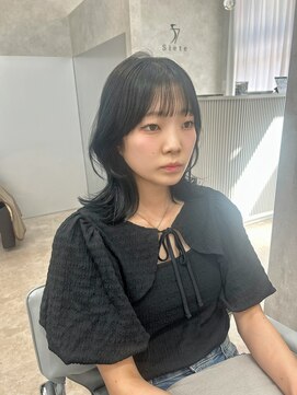 シエテ 津田沼(Siete) ミディアムヘア/暗めカラー/グランマッシュ/津田沼/韓国/カラー