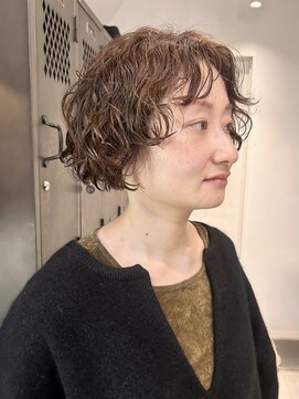 ナループロアツム(Nalu pu loa Tsum) ショートボブパーマ/外国人風パーマ/ウェーブパーマ