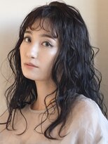 アース 鶴見店(HAIR&MAKE EARTH) 黒髪ウェーブロング