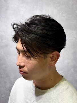 【ニュアンスオールバック】【曲がる縮毛矯正】T