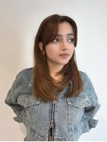 ヴィヴカウンター(VIVE counter)&nbsp;ミルクティーブラウン,お顔周りカット