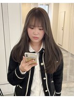 フォト 富山(foto)&nbsp;似合わせカットダークアッシュダブルカラーレイヤーカット