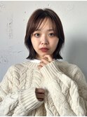 くびれヘア/切りっぱなしボブ/ハイライトカラー/茅ヶ崎/茅ヶ崎駅