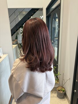 トゥリル(trueal) レイヤーカット × ピンクブラウン