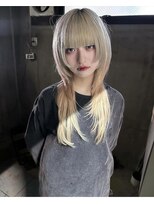 アリー 原宿(ALLY)&nbsp;ハッシュカットシャギーウルフレイヤーカットエクステレイヤー