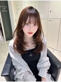 巻ける縮毛矯正でレイヤーワンカールスタイル、ツヤ髪髪質改善