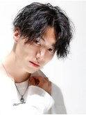 【option武蔵小杉】センターパート×スパイラルパーマ