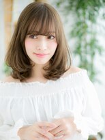 プリモア サロン ハナレ 綾瀬(primoA salon HANARE)&nbsp;綾瀬/髪質改善/オリーブベージュ!ふんわりミディアムレイヤーn