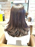 顔周りレイヤー入れて前髪作ってカワイイ～！