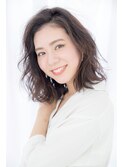 【トレンド!!】ゆるふわミディアムボブ☆