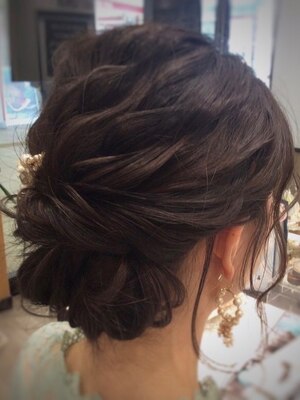 ヘアセット￥2750◇結婚式や2次会はもちろん、女子会にも♪誰よりも可愛いスタイルで特別な一日を演出☆