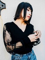 ヘアアンドリラクゼーション シャッセ(Hair&Relaxation SASE)&nbsp;前下がりクールボブ