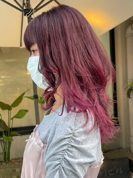 ヘアーメイクオズ(hair make O/S) 秋色☆ワインピンク