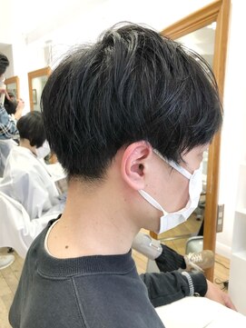 ヘッズ 本八幡店(HEADS) かき上げヘア　ニュアンスマッシュ　サイドパート　韓国マッシュ