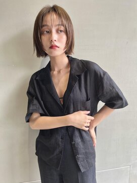 ミンクス 原宿店(MINX) 切りっぱなしボブ イメチェン 似合わせカット