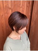 大人ショート×ハイライトカラー/刈り上げボブ◎30代40代50代