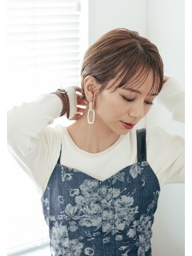 ビュート ヘアー ジョージ(Beaut Hair GEORGE) タイトショートボブでイメチェン シースルーバング 洗足 吉木