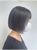 シースルーボブ×ナチュラルボブ×ミニボブ 小顔〇20代30代40代