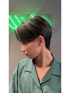 スキル(SKILL) 福岡/天神/センターパート/ニュアンスパーマ/メンズ縮毛