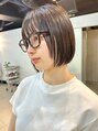 クルー(Creww KYOTO) ぱつっとしたシンプルなラインのボブも雰囲気に似合わせます