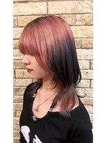 タクミフォーヘアー(TAKUMI for hair) ピンク×ブラックデザインカラー