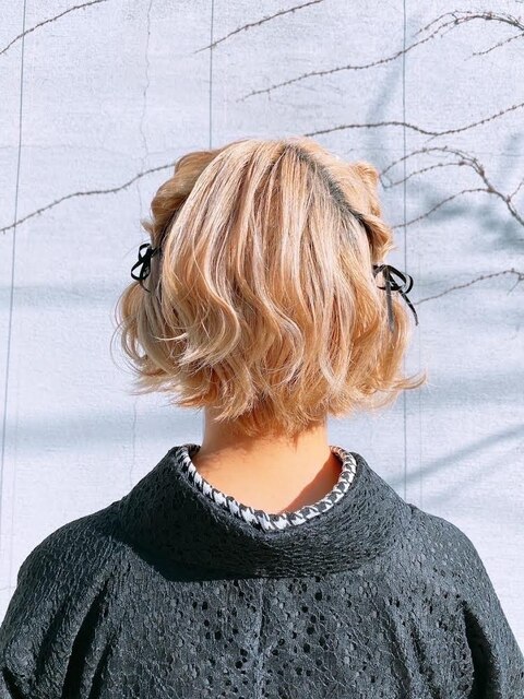 ショートヘアセット