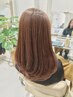 【頭皮に優しく 美髪づくり】髪ツヤ再生ボタニカルカラー＆カット　¥10,500～