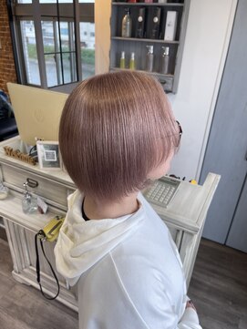 フェリーチェヘアーデザイン(Felice) Wカラー×ピンクベージュ