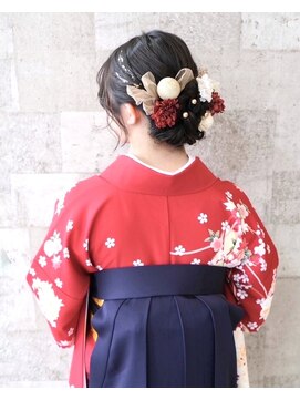 アムールマヤ 着物ヘアアレンジ