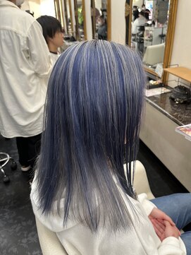 アイズ 渋沢(AIZU) デザインブルーシルバー