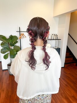 スリー バイ ザサロンフジサワ(THREE by the salon fujisawa) ツインアレンジ♪